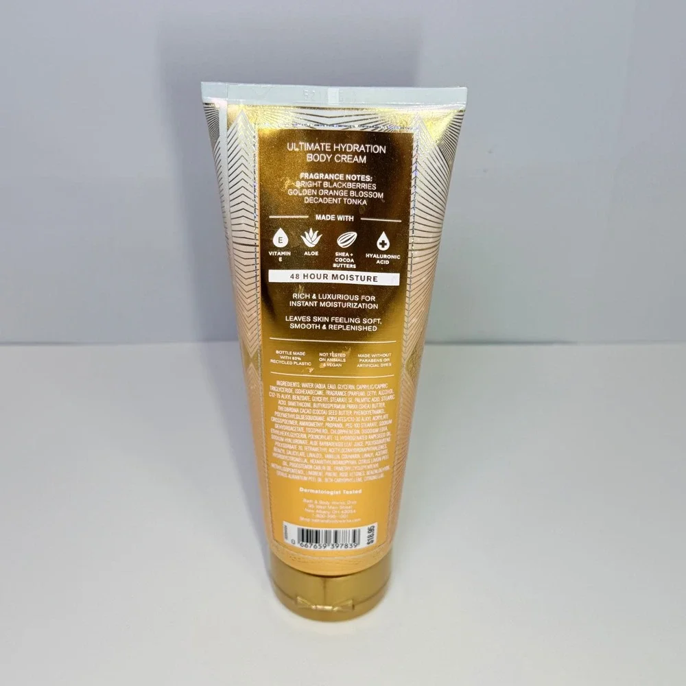 Bath & Body Works Touch of Gold Ultimate Hydration Body Cream 8oz Shea